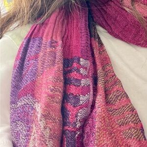 Elegant Pink and Purple Wrap/scarf Free Trade Item